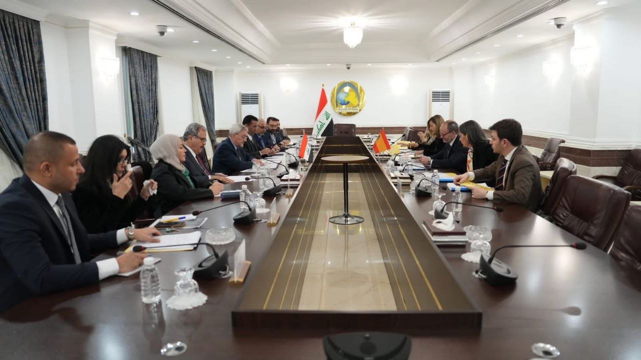 العراق وإسبانيا تؤكدان مواصلة التنسيق لمحاربة داعش ودعم مخيم الهول
