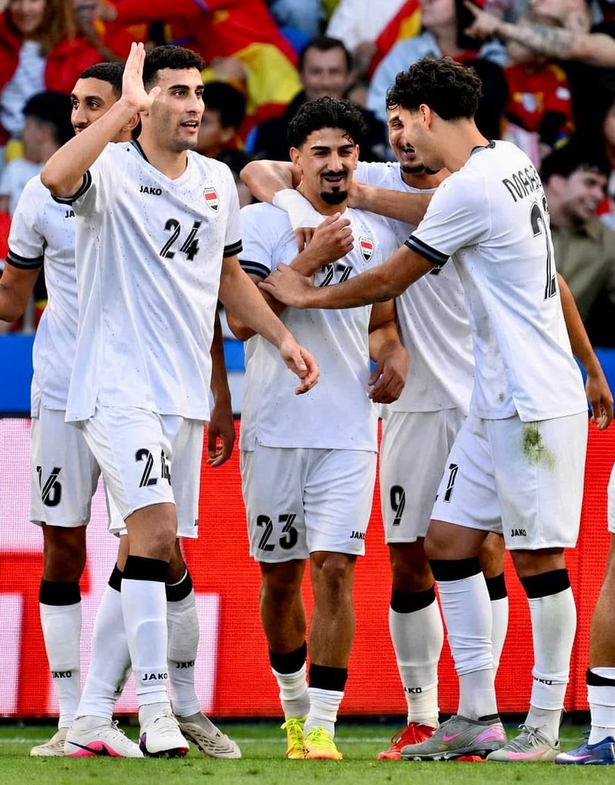 العراق يفرض التعادل على إسبانيا بهدف لمثله ودياً، ومير خاس دوسكي يخطف الأضواء بهدف عالمي لأسود  الرافدين